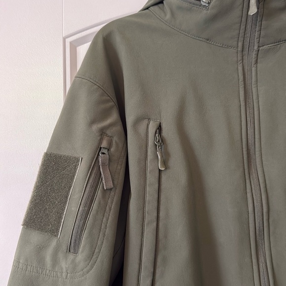 Men’s Condor Olive Green Tactical Zip Up Jacket with Hood - Picture 3 of 6